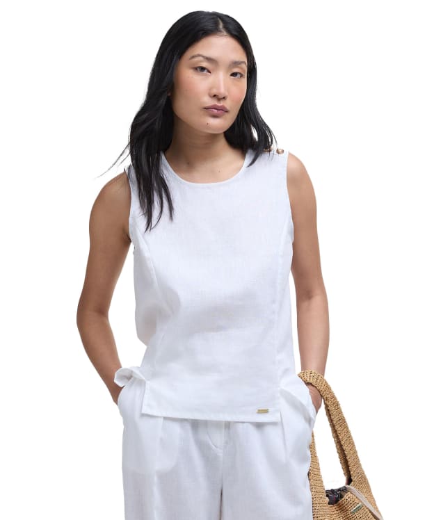 Women's Barbour Lucy Top - White