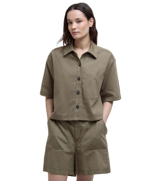 Women's Barbour Cary Shirt - Dusky Green