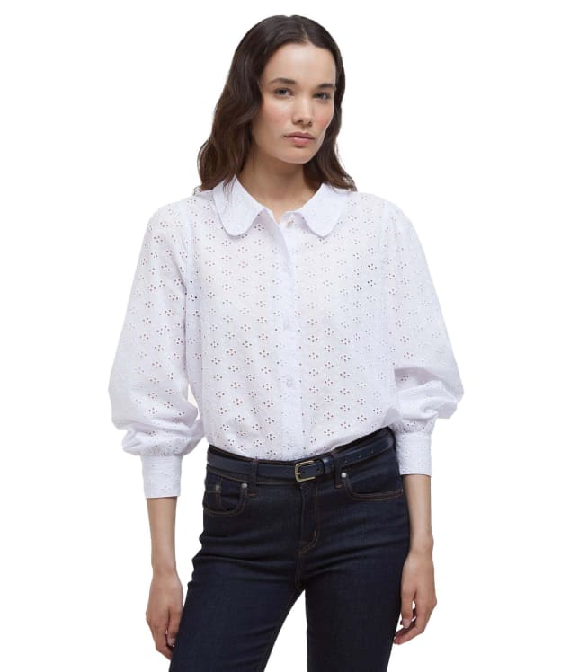 Women's Barbour Arlo Shirt - White