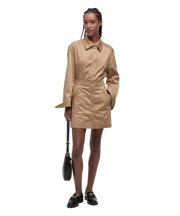 Women's Barbour Ettie Mini Skirt - Sand