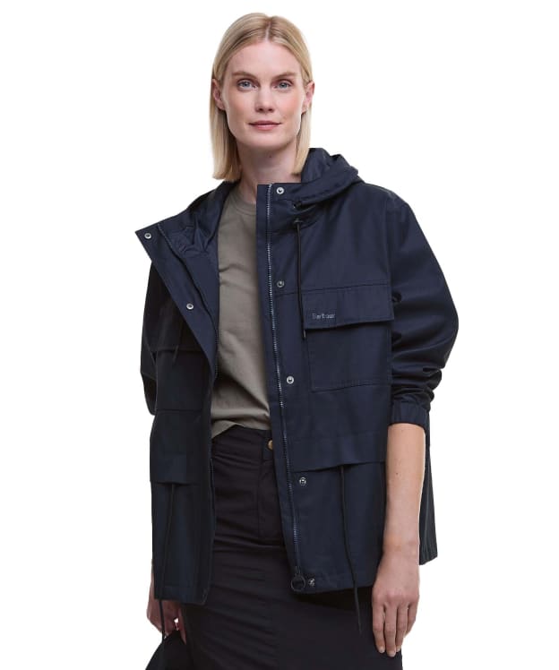 Women's Barbour Reese Showerproof Jacket - Dark Navy