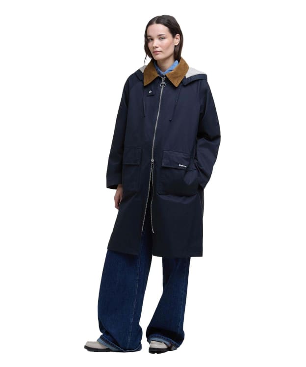 Women's Barbour Jema Showerproof Jacket - Dark Navy