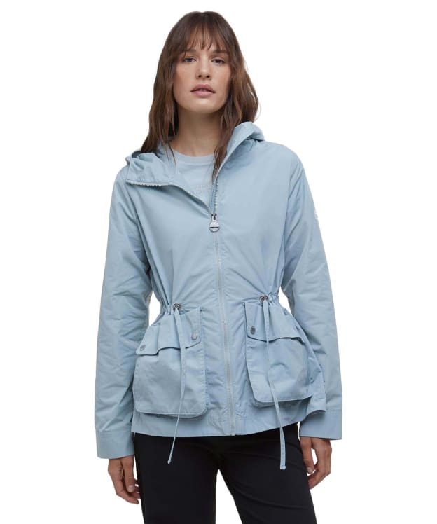 Women's Barbour International Piper Showerproof Jacket - Light Steel Blue