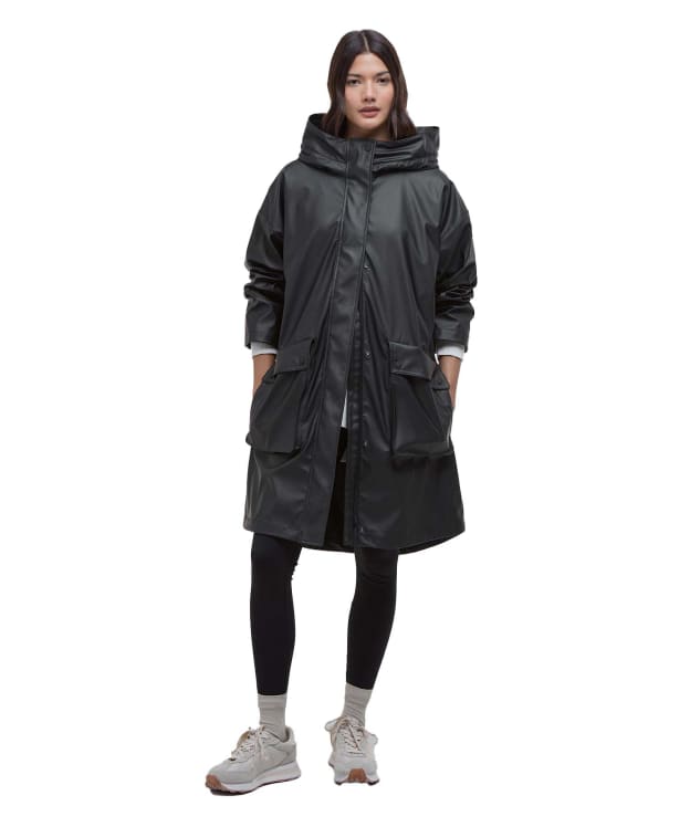 Women's Barbour International Atlas Showerproof Jacket - Black