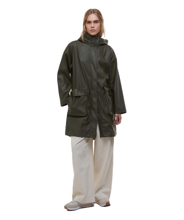 Women's Barbour International Atlas Showerproof Jacket - Envy Green