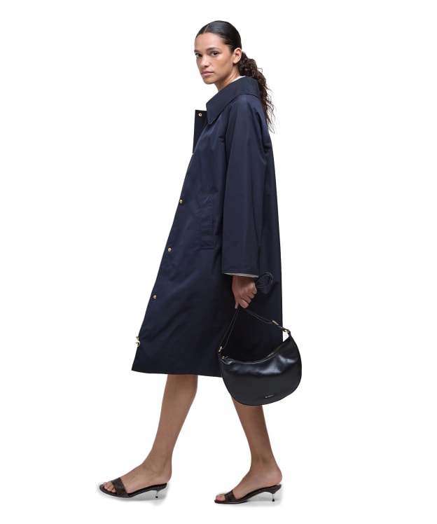 Women's Barbour Sonnet Showerproof Jacket - Dark Navy / Safari