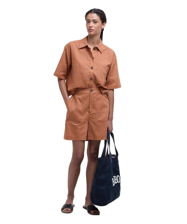 Women's Barbour Cary Shorts - Bran