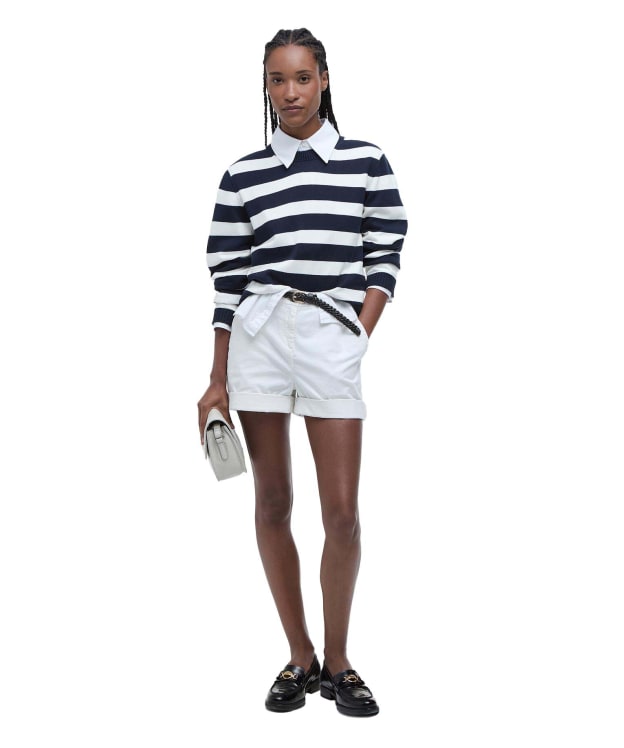 Women's Barbour Chino Shorts - White