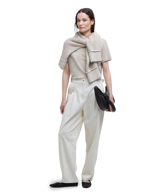 Women's Barbour Amber Trousers - Salt