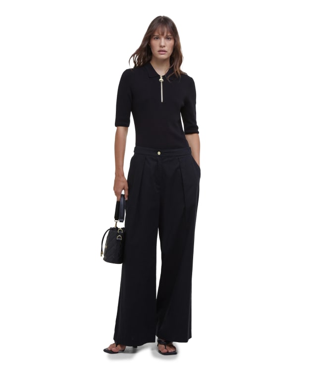 Women's Barbour International Riley Trousers - Black