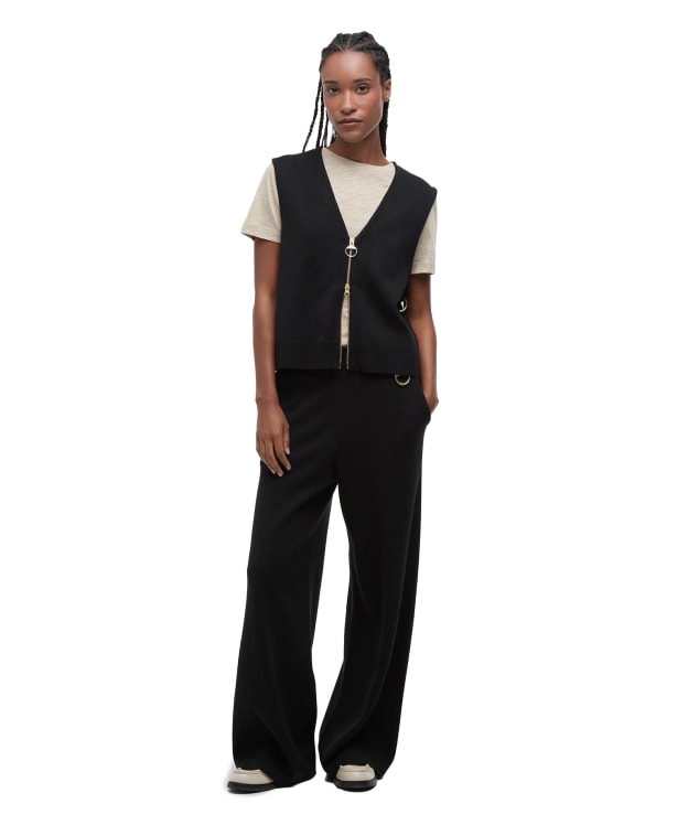 Women's Barbour Anise Knitted Trousers - Black
