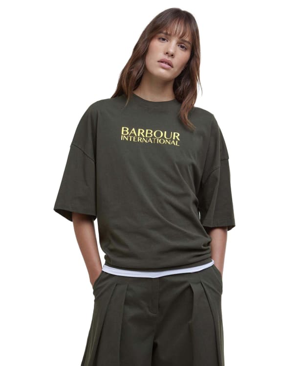 Women's Barbour International Dakota T-Shirt - Envy