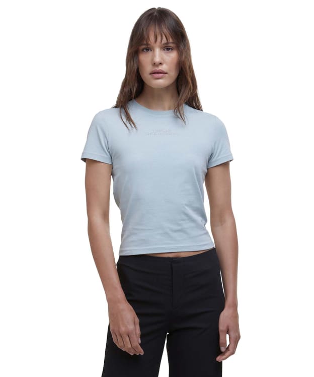 Women's Barbour International Estella T-Shirt - Light Steel Blue