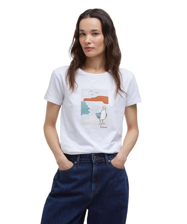 Women's Barbour Merseyside T-Shirt - White