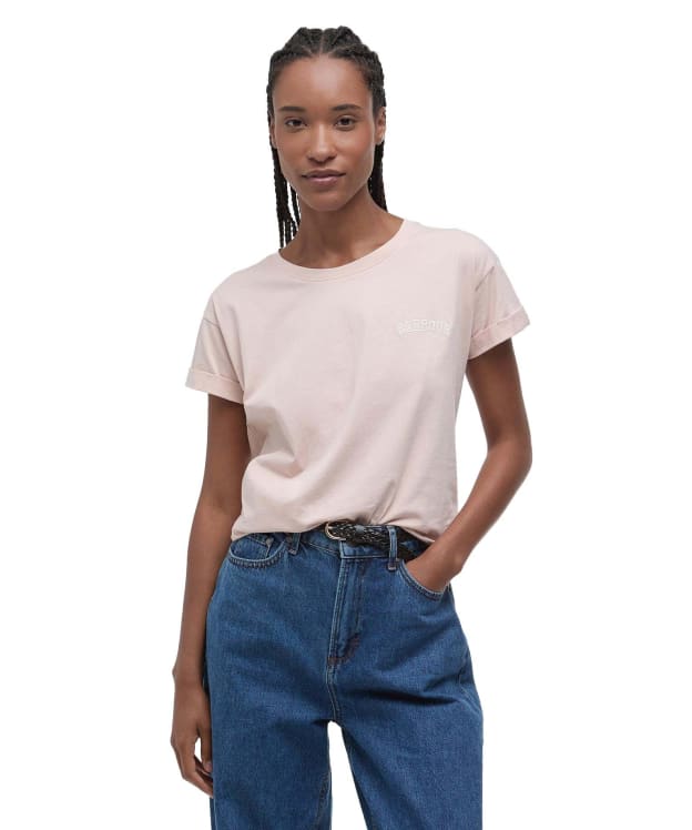 Women's Barbour Kenmore T-Shirt - Primrose Pink