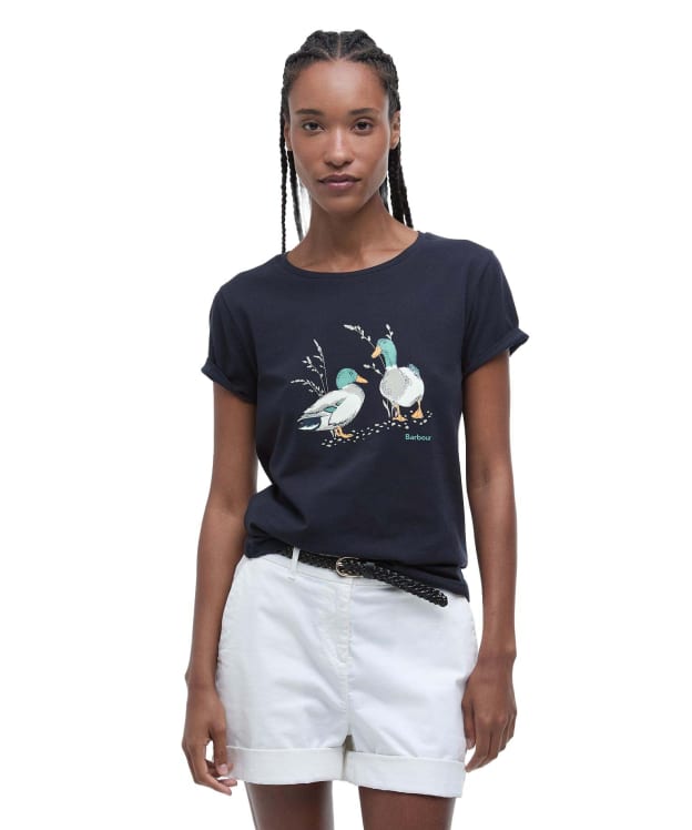 Women's Barbour Penfor T-Shirt - Navy