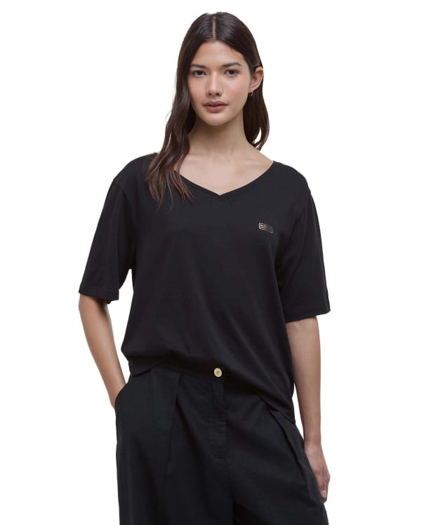 Women's Barbour International Riley T-Shirt - Black