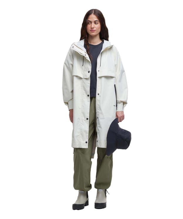 Women's Barbour Jayla Waterproof Parka - Salt
