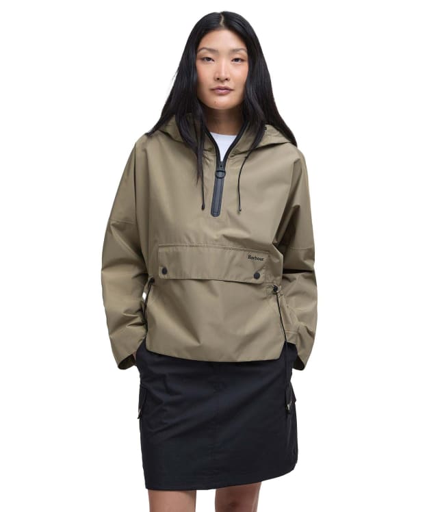 Women's Barbour Lola Waterproof Smock - Dusky Green