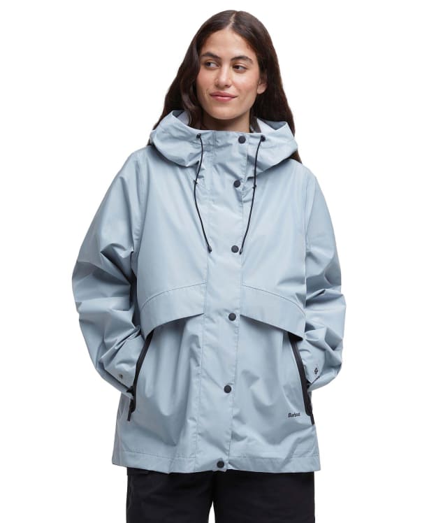 Women's Barbour Naomi Waterproof Jacket - Ice Blue