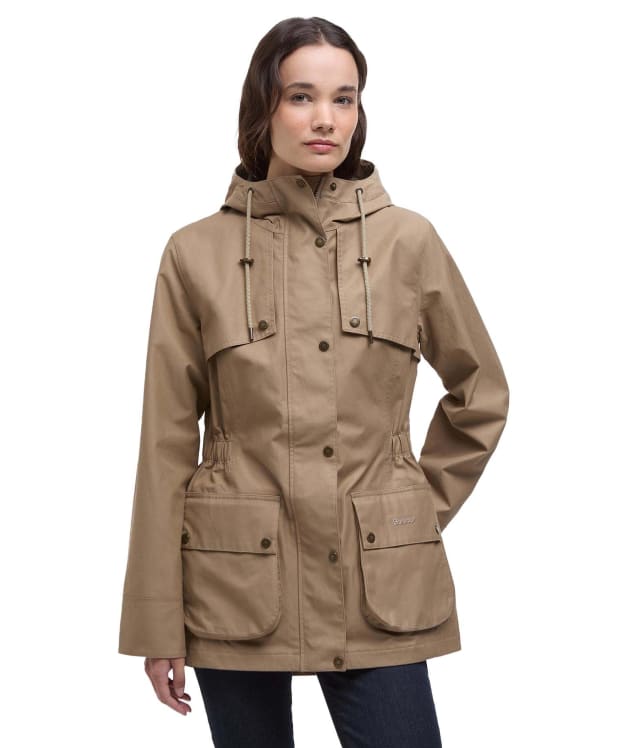 Women's Barbour Dallas Waterproof Jacket - Military Brown