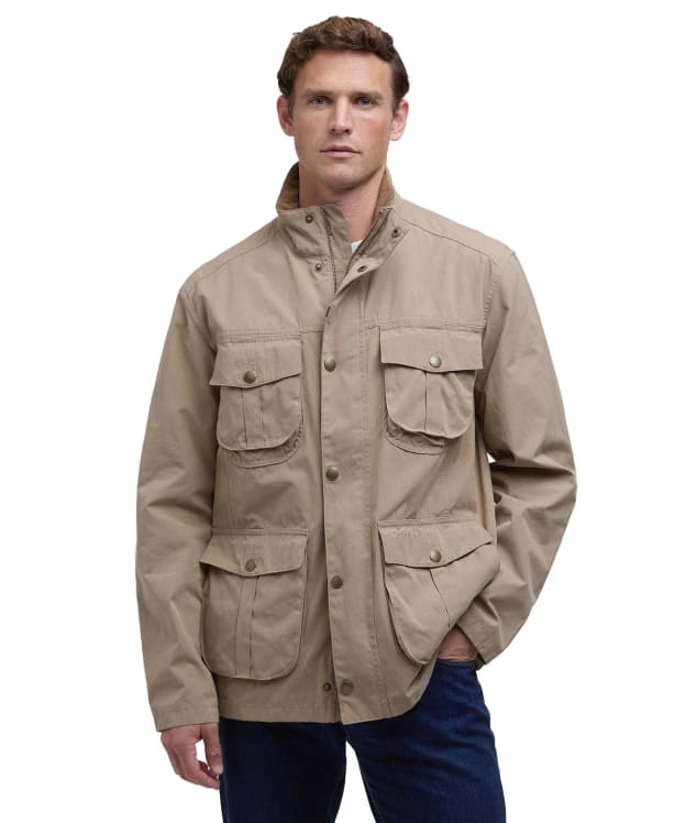 Men's Barbour Sanderling Casual Jacket - Military Brown