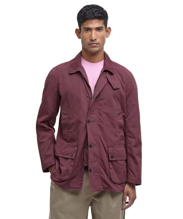Men's Barbour Ashby Casual Jacket - Burnt Heather