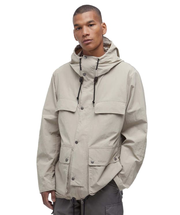 Men's Barbour Re-Engineered Durham Summer Casual Jacket - Concrete