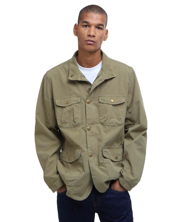 Men's Barbour Ogston Casual Jacket - Bleached Olive