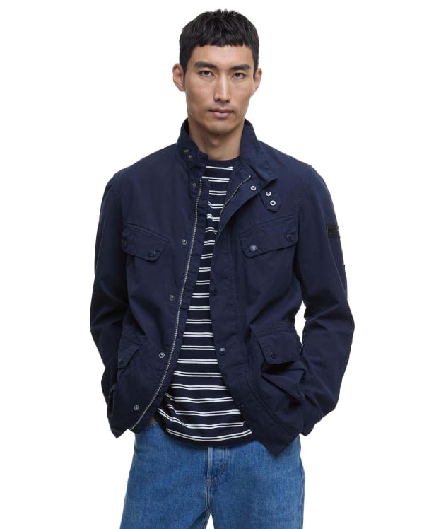 Men's Barbour International Cotton Casual Duke Jacket - Navy
