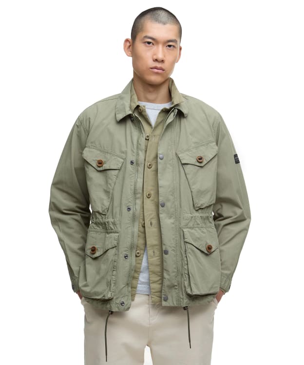 Men's Barbour International Boyer Casual Jacket - Bleached Olive