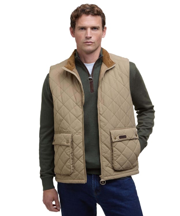 Men's Barbour Fernwood Gilet - Military Brown