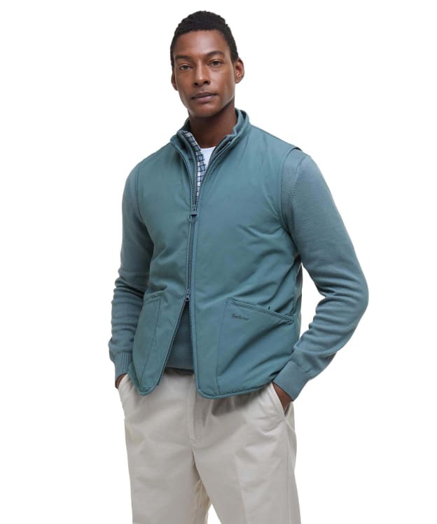 Men's Barbour Henley Liddesdale Gilet - Vintage Teal