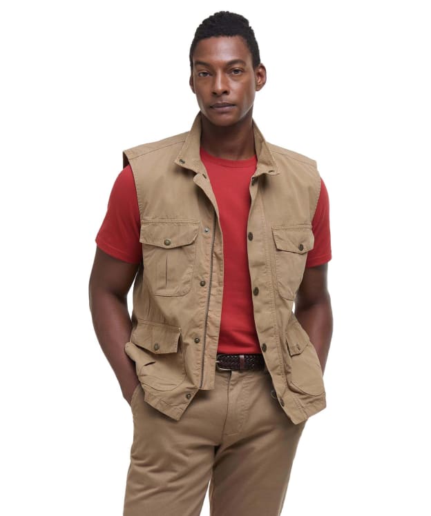 Men's Barbour Casual Corbridge Gilet - Stone