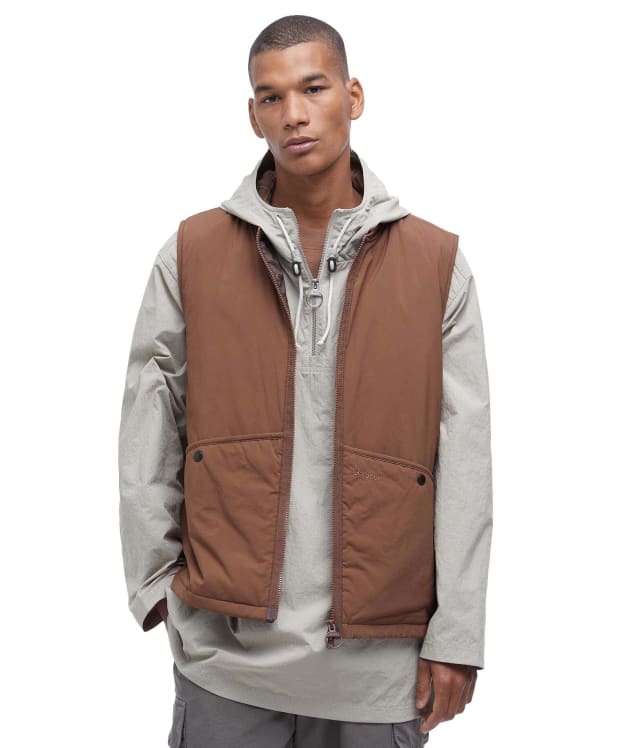 Men's Barbour Re-Engineered Liddesdale Gilet - Redwood