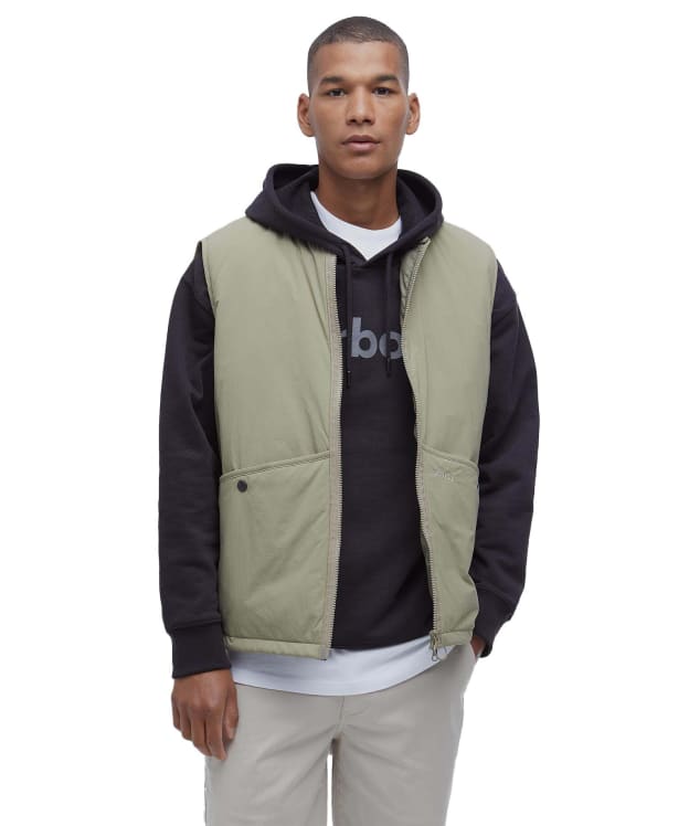 Men's Barbour Re-Engineered Liddesdale Gilet - Bleached Olive