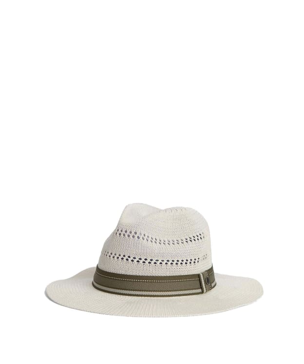 Men's Barbour Whitfield Fedora Hat - Antique White