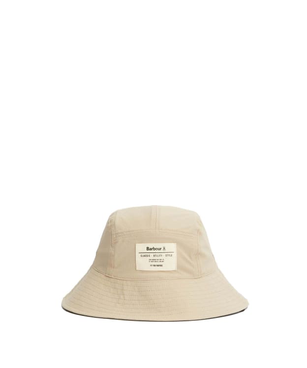 Men's Barbour Bidlam Showerproof Reversible Bucket Hat - Concrete / Olive