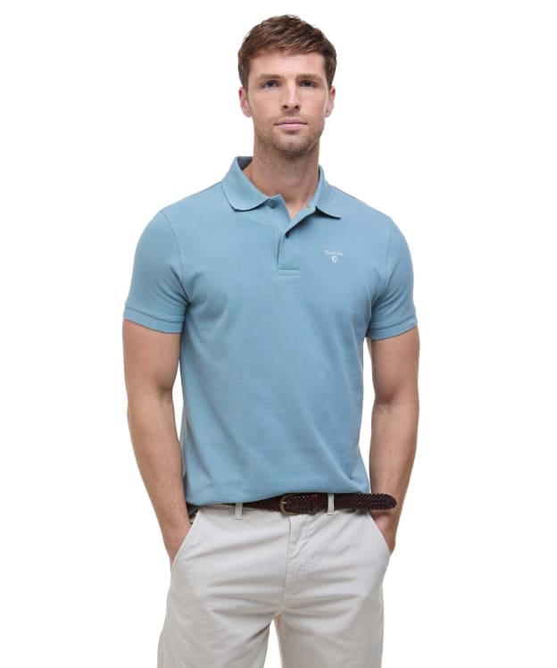 Men's Barbour Sports Polo 215G - Lead