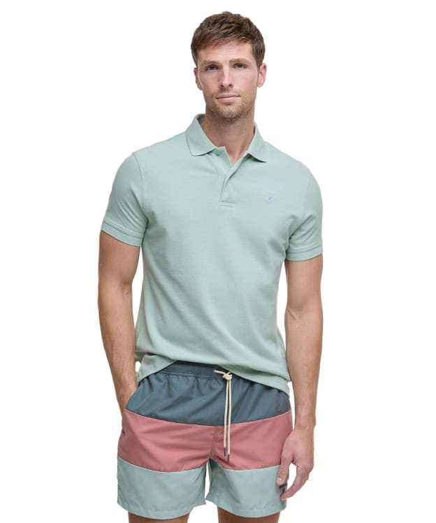 Men's Barbour Sports Polo 215G - Pale Apple