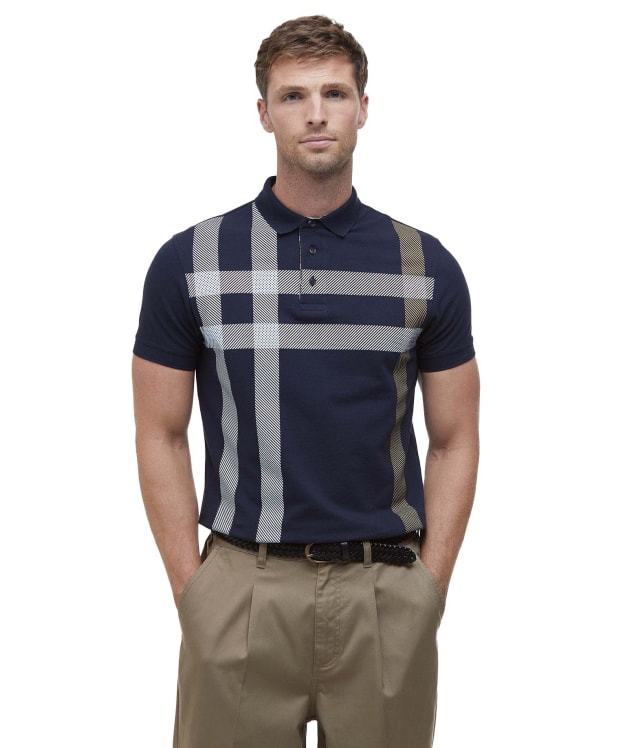Men’s Barbour Blaine Polo Shirt - Navy / Pine