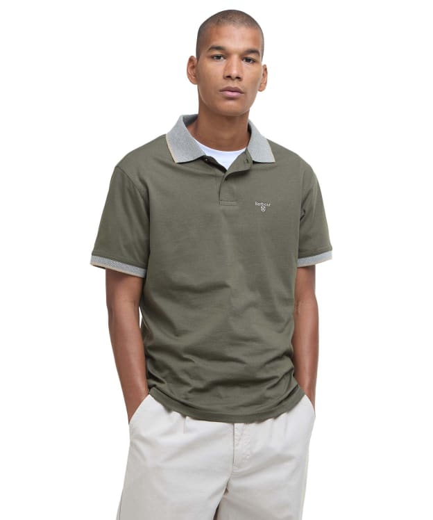 Men's Barbour Cornsay Polo Shirt - Uniform Green