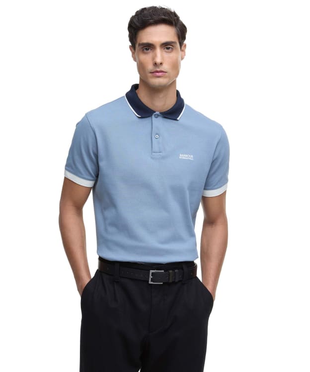 Men's Barbour International Howall Polo Shirt - Washed Blue