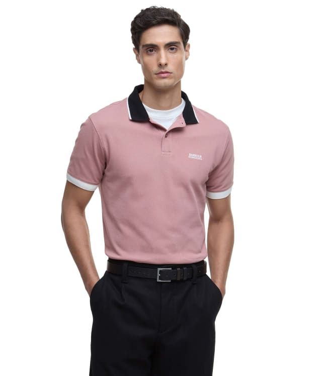 Men's Barbour International Howall Polo Shirt - Vintage Pink