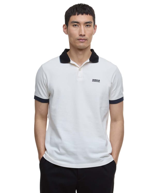 Men's Barbour International Howall Polo Shirt - Whisper White