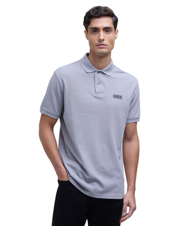 Men's Barbour International Essential Polo - Oyster Grey