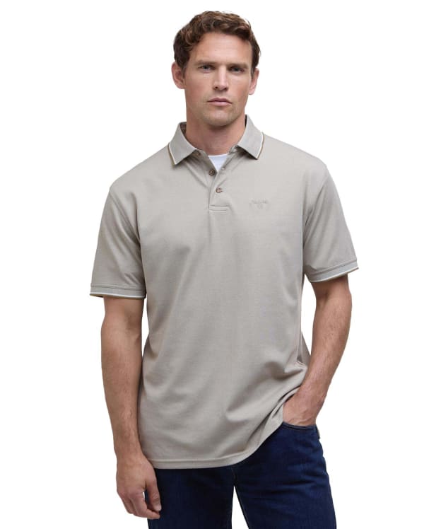 Men's Barbour Heydon Performance Polo Shirt - Military Brown
