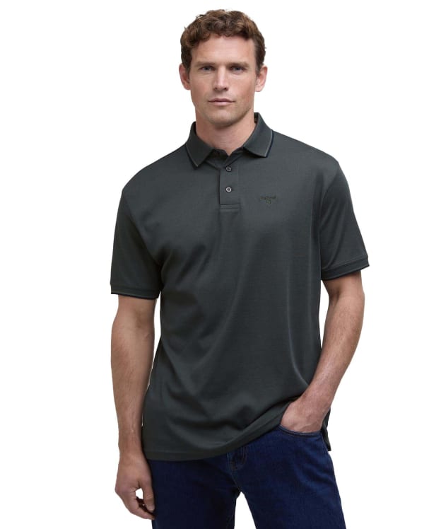 Men's Barbour Heydon Performance Polo Shirt - Olive
