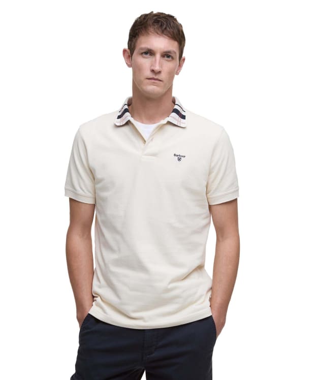 Men's Barbour Trematon Tailored Fit Polo Shirt - Antique White