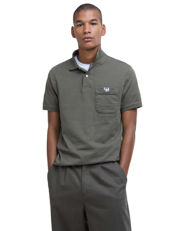 Men's Barbour Tothill Tailored Fit Polo Shirt - Uniform Green